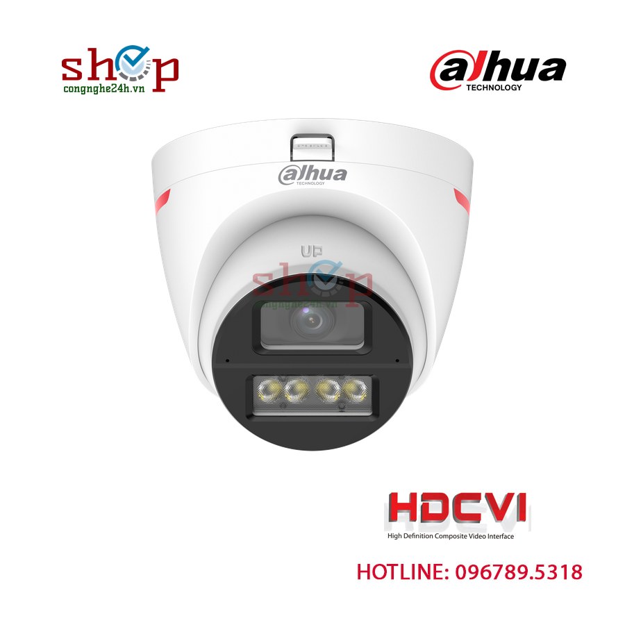 Camera HDCVI Dahua DH-HAC-HDW1249XP-IL-A-PRO 2MP bán cầu – góc nhìn khác