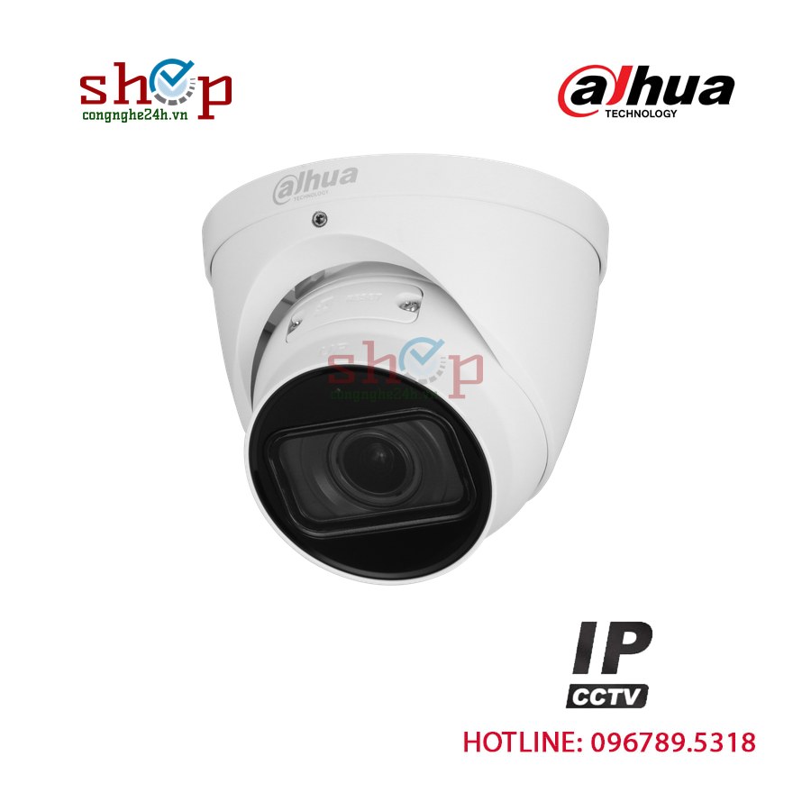 Camera IP Dahua DH-IPC-HDW2841T-ZS 8MP bán cầu, hồng ngoại 40m, ống kính zoom