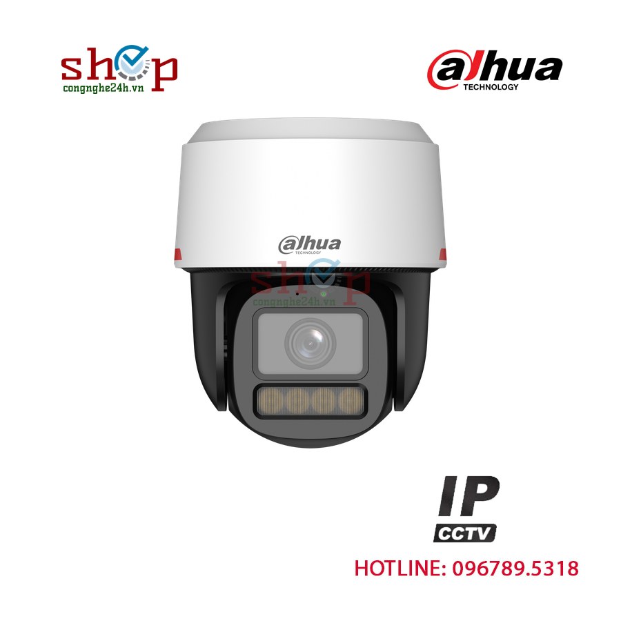 Camera IP Dahua DH-IPC-PT2449C1-S-PV-PRO 4MP xoay 360°, còi đèn báo động – góc nhìn khác