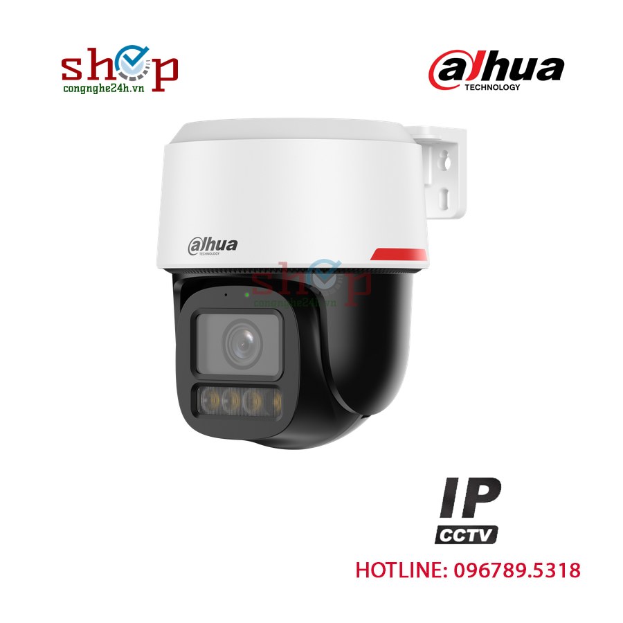 Camera IP Dahua DH-IPC-PT2449C1-S-PV-PRO 4MP xoay 360°, còi đèn báo động