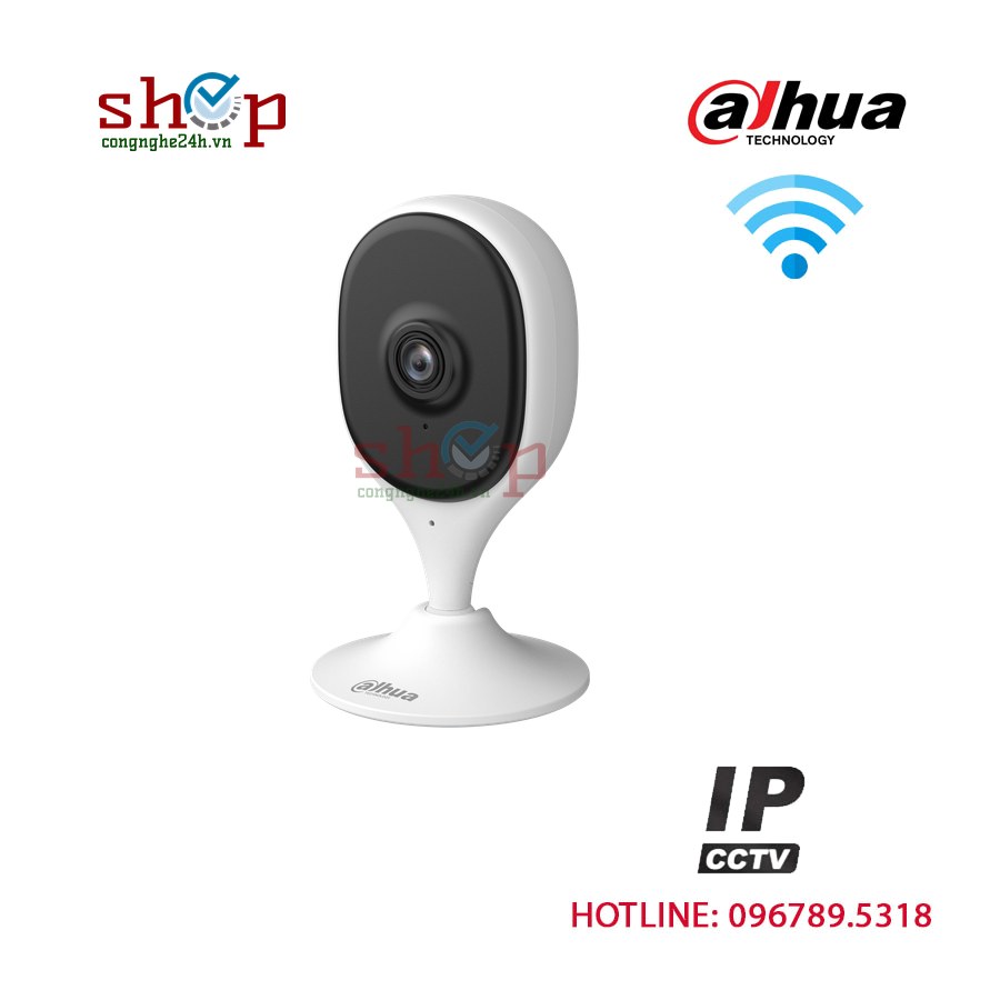 Camera Wifi Dahua DH-C3A 3MP trong nhà, nhỏ gọn, đàm thoại 2 chiều