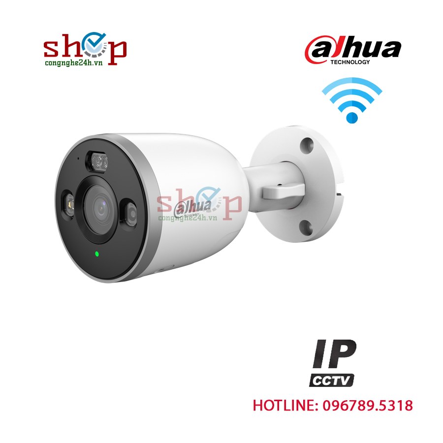 Camera Wifi Dahua DH-F5D-PV 5MP ngoài trời, còi đèn báo động – góc nhìn khác