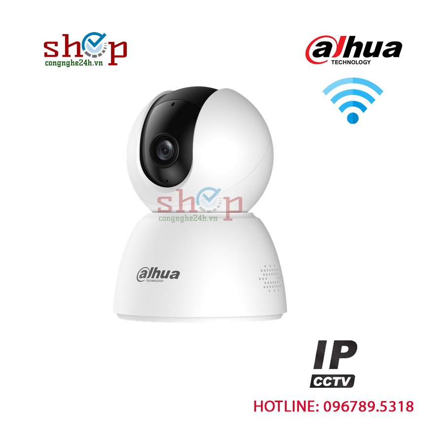 Camera Wifi Dahua DH-H3I 3MP trong nhà, xoay 360°, đàm thoại 2 chiều