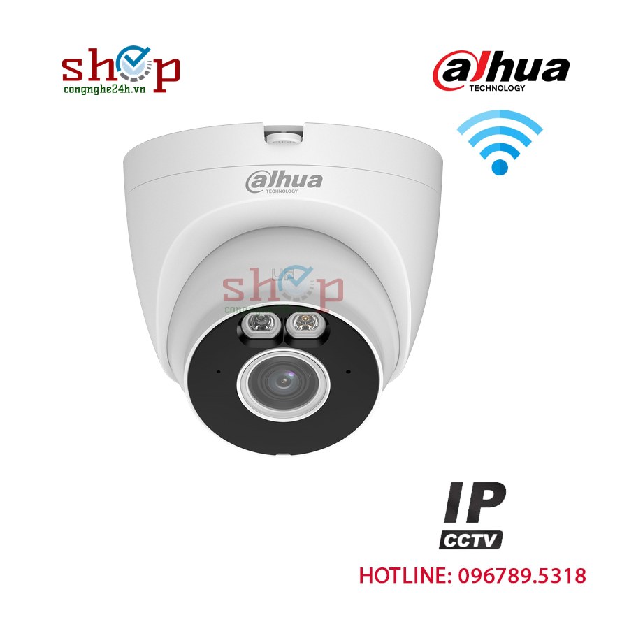 Camera Wifi Dahua DH-IPC-HDW1339DA-SW-PV 3MP ngoài trời, còi đèn báo động – góc nhìn khác