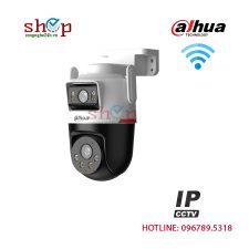 Camera Wifi Dahua DH-P3D-3F-PV-P 3+3MP ngoài trời, xoay 360°, còi đèn báo động