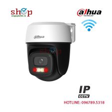 Camera Wifi Dahua DH-P5I-PV 5MP ngoài trời, xoay 360°, còi đèn báo động