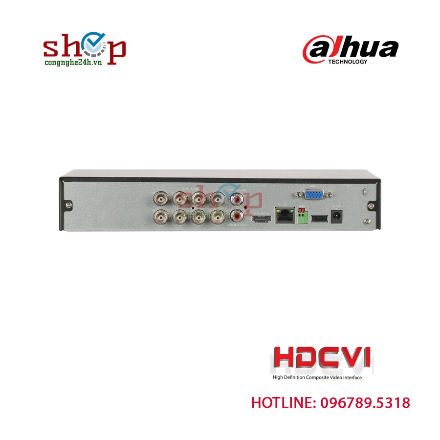 Đầu ghi hình HDCVI Dahua DH-XVR5108HS-5M-I3/T 8 kênh 5MP AI – góc nhìn khác