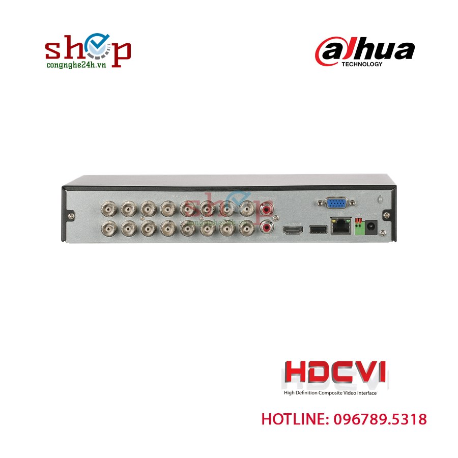 Đầu ghi hình HDCVI Dahua DH-XVR5116HS-5M-I3/T 16 kênh 5MP AI – góc nhìn khác