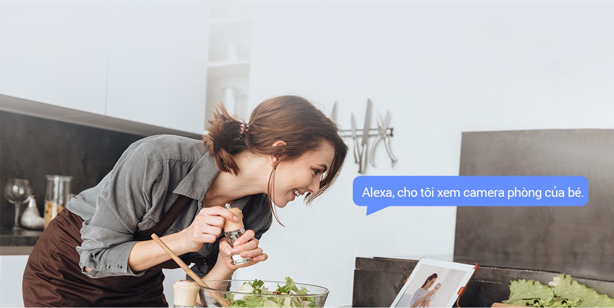 Xem camera bằng lệnh giọng nói