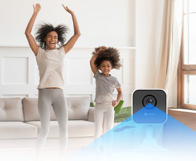 H1c góc rộng 108 độ quan sát cả phòng