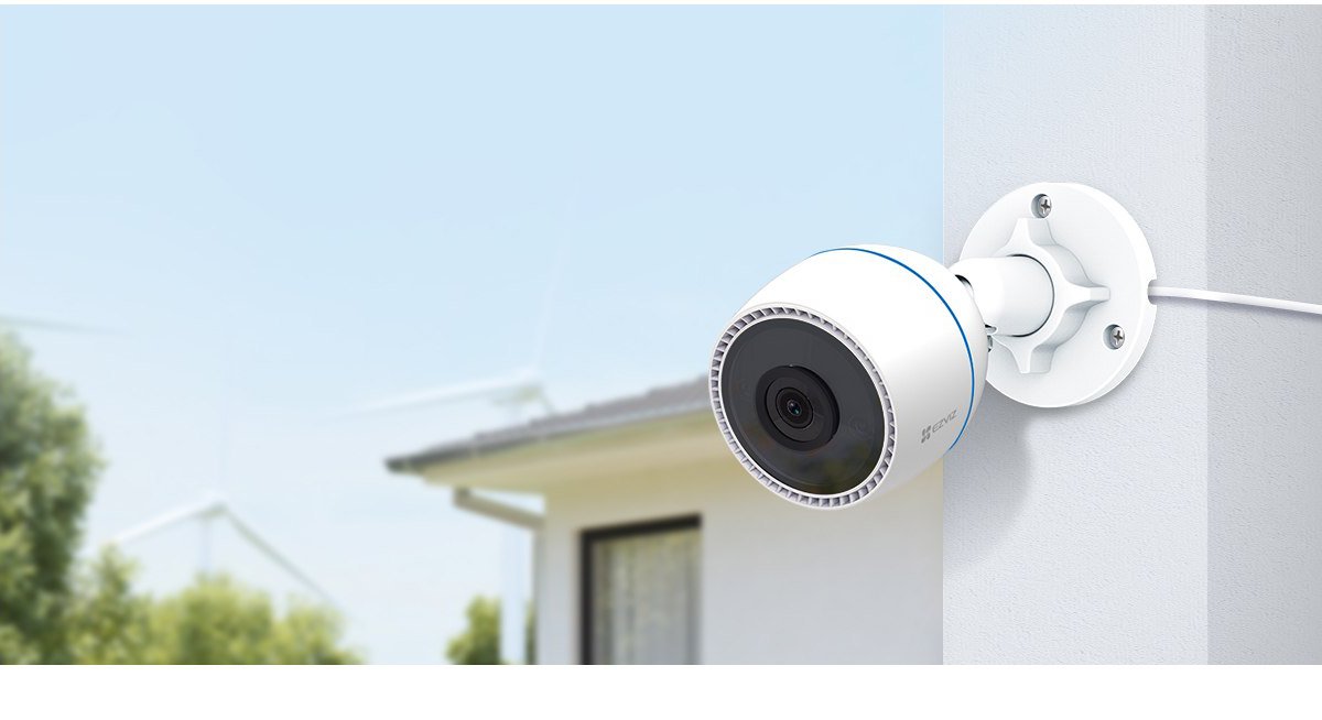 Camera Wi-Fi ngoài trời EZVIZ H3c Full HD gắn tường