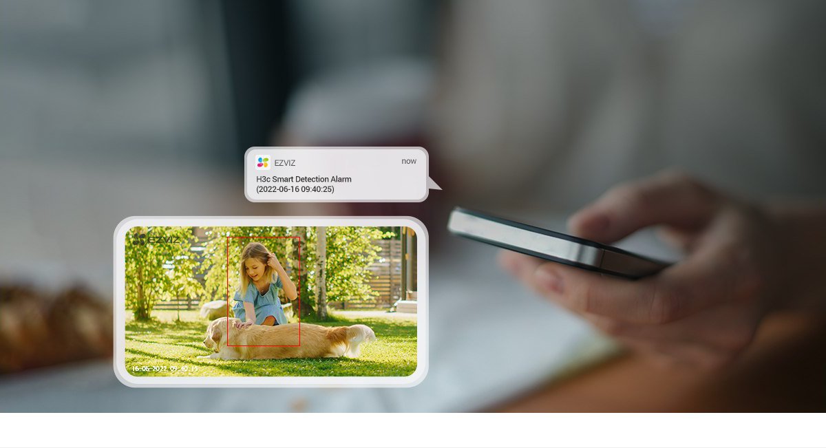 Điện thoại nhận cảnh báo khi AI phát hiện người