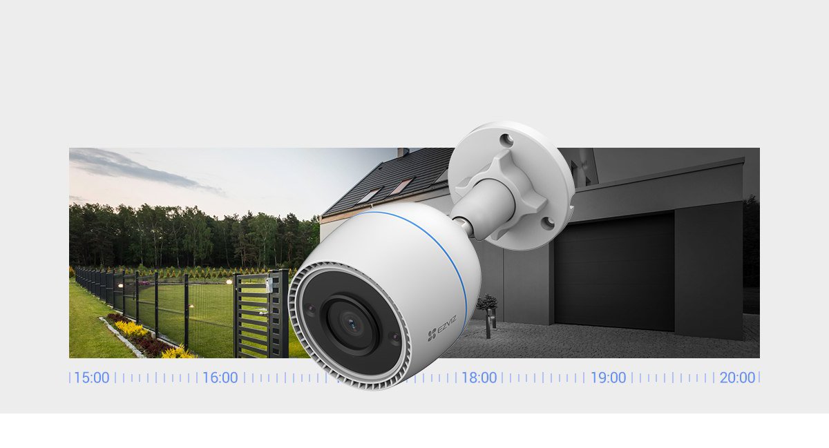 Hình Full HD ban ngày và hồng ngoại ban đêm của H3c
