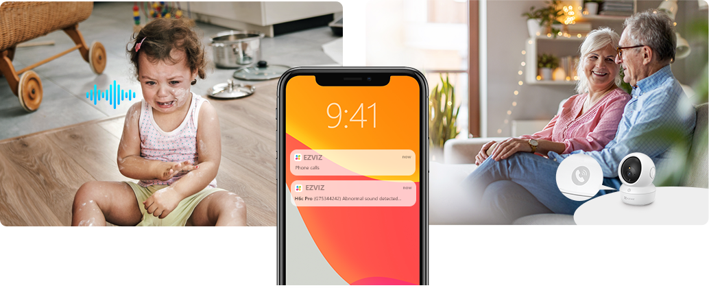 Phát hiện tiếng khóc và nút gọi cảm ứng