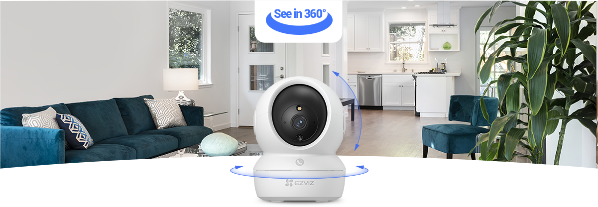 H6c Pro 2K xoay ngang 340 độ, xoay dọc 55 độ