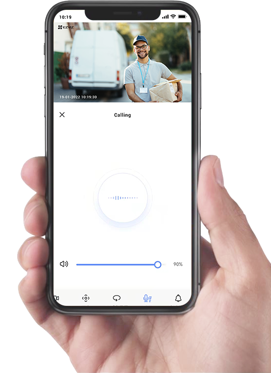 Đàm thoại hai chiều trên app EZVIZ