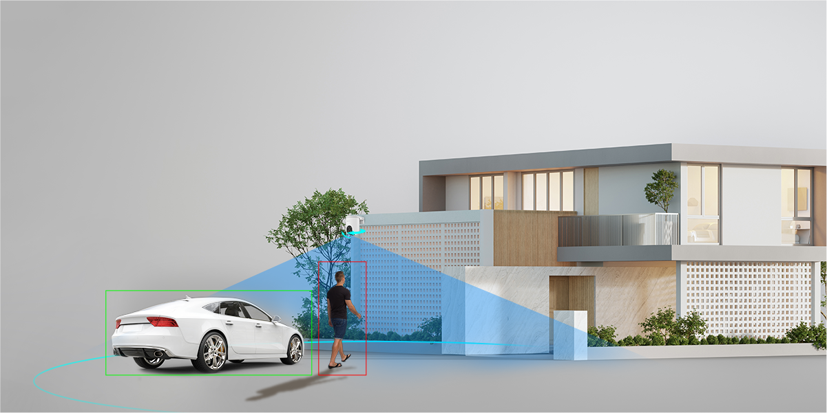 AI nhận diện người và xe trước nhà