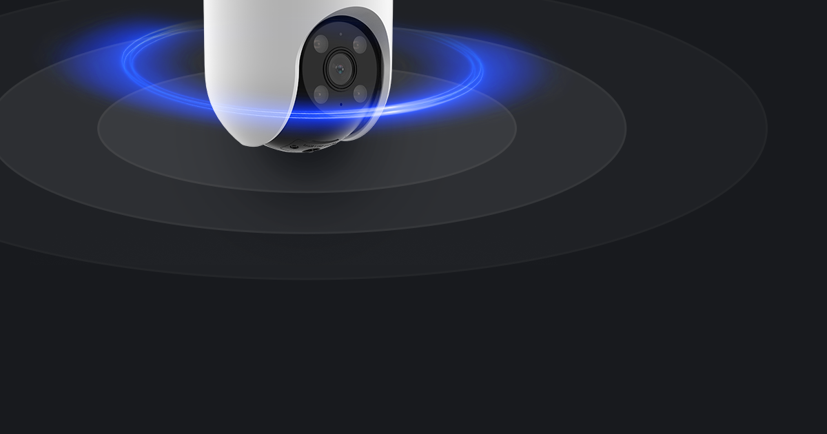 Camera H8c Pro xoay về góc đã ghim