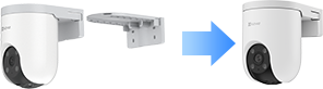 Gắn camera vào giá đỡ
