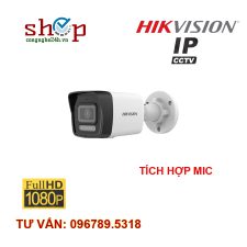Camera IP 2.0 Megapixel HIKVISION DS-2CD1023G2-LIU Tích hợp MIC
