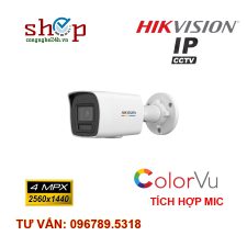 Camera IP 4.0 Megapixel HIKVISION DS-2CD1047G2H-LIU ColorVu Tích hợp MIC