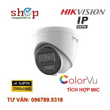Camera IP 4.0 Megapixel HIKVISION DS-2CD1347G2H-LIU ColorVu Tích hợp MIC