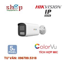 Camera IP 6.0 Megapixel HIKVISION DS-2CD1T67G2H-LIU ColorVu Tích hợp MIC