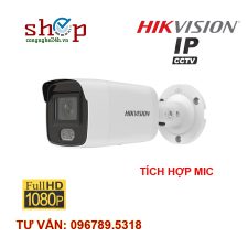 Camera IP 2.0 Megapixel HIKVISION DS-2CD2027G2-LU Tích hợp MIC