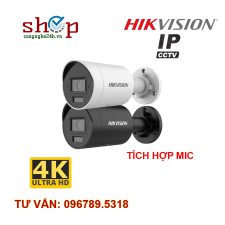 Camera IP 8.0 Megapixel HIKVISION DS-2CD2083G2-LI2U Tích hợp MIC