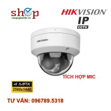 Camera IP 4.0 Megapixel HIKVISION DS-2CD2147G2H-LISU Tích hợp MIC