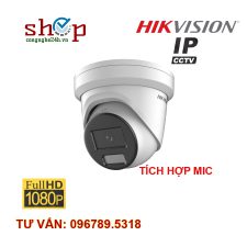 Camera IP 2.0 Megapixel HIKVISION DS-2CD2327G2-LU Tích hợp MIC