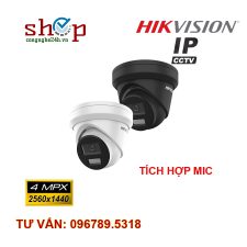 Camera IP 4.0 Megapixel HIKVISION DS-2CD2343G2-LI2U Tích hợp MIC