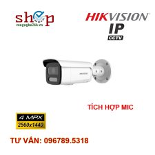 Camera IP 4.0 Megapixel HIKVISION DS-2CD2T47G2H-LISU/SL Tích hợp MIC