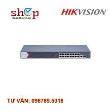 Switch PoE 16 cổng HIKVISION DS-3E1518P-EI(O-STD)V2