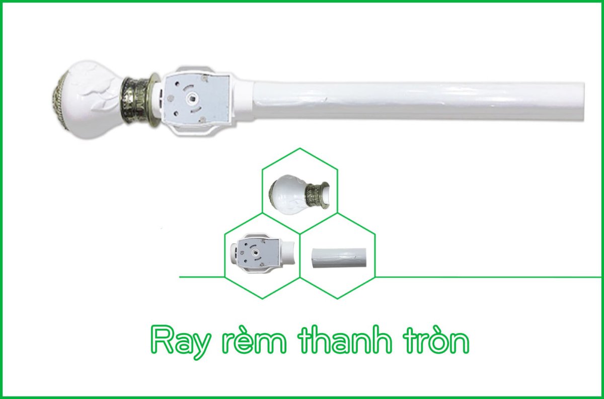 Ray rèm thanh tròn Hunonic HNNRT