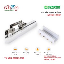 Ray Rèm Thanh Vuông Hunonic HNNRV Cho Động Cơ Rèm Ecosystem (Giá Theo Mét)