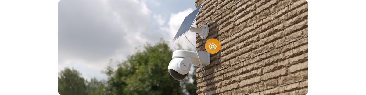 Ống kính gập xuống ở chế độ riêng tư