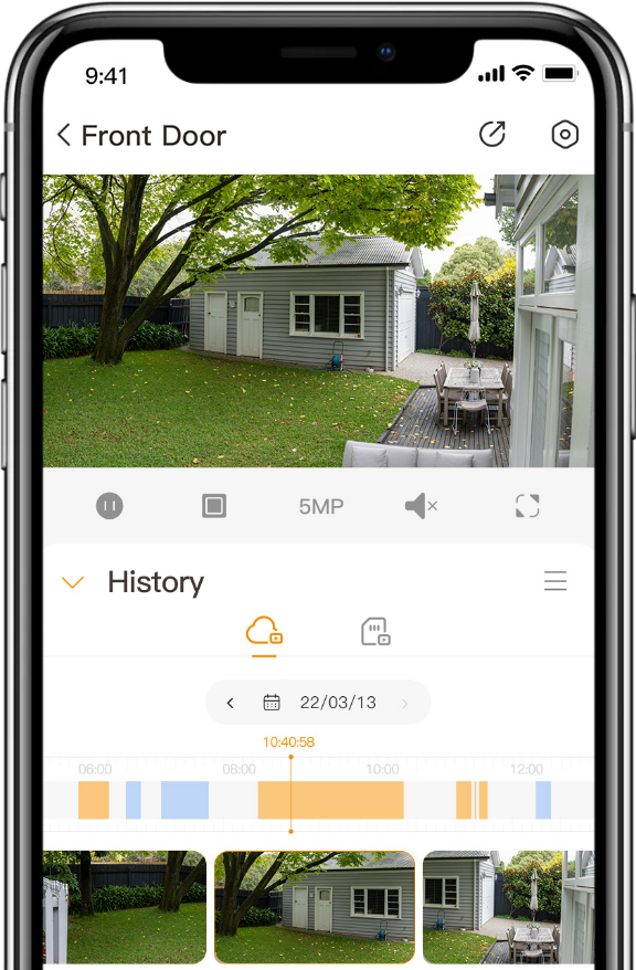 Xem lại video trên app Imou Life