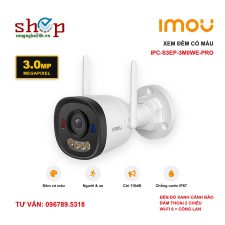 Camera Wifi Imou Bullet 3 Pro 3MP IPC-S3EP-3M0WE-PRO ban đêm có màu, còi 110dB