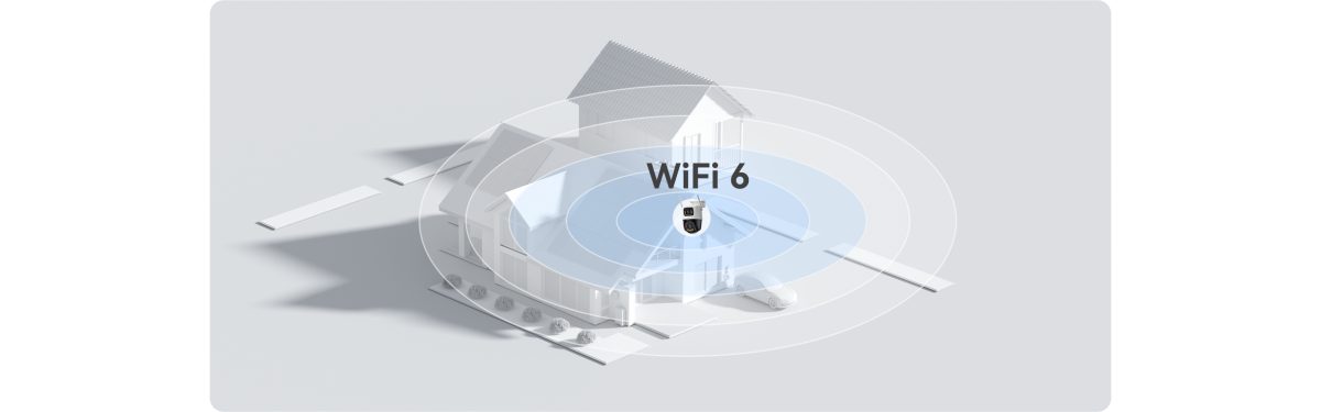 Sóng Wi-Fi 6 phủ ngôi nhà tới camera