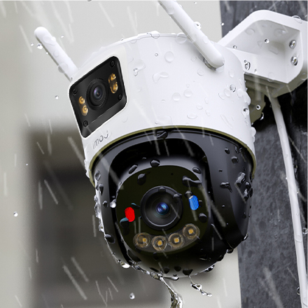 Camera chịu mưa lớn ngoài trời