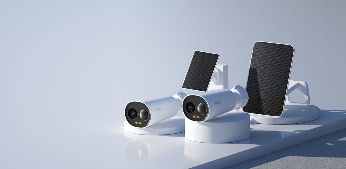 Camera Imou Cell 3C và tấm pin mặt trời