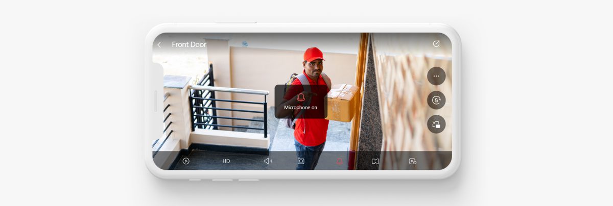 Nói chuyện với người giao hàng qua app Imou Life