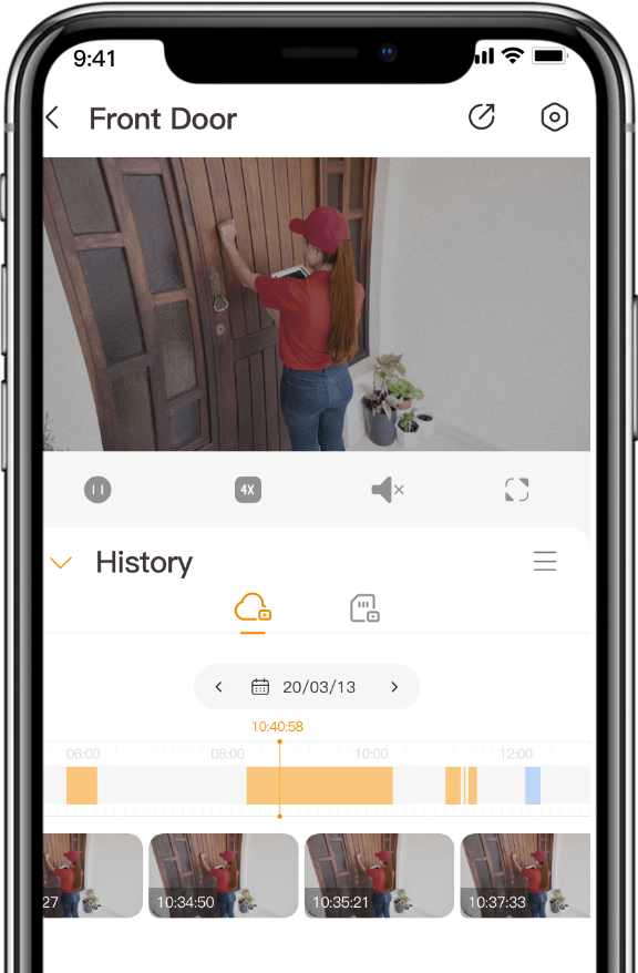 Xem lại video trên app Imou Life