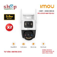 Camera 4G Imou Cruiser Dual 2C 4G 6MP IPC-S7XCP-6M1TED-EU 2 mắt dùng SIM