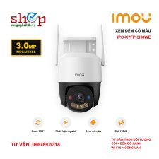 Camera Wifi Imou Cruiser SC 3MP IPC-K7FP-3H0WE xoay 360 ngoài trời, đèn đỏ xanh