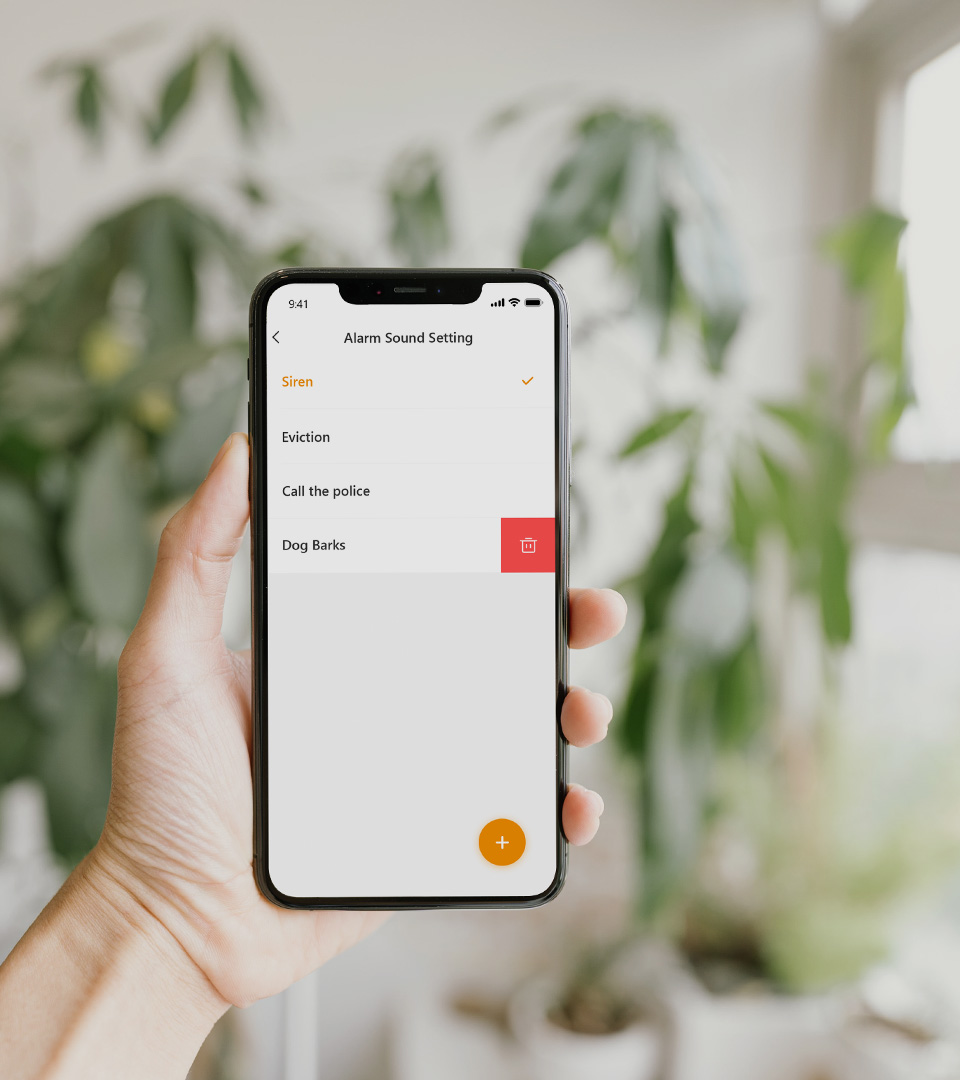 Cài đặt âm thanh cảnh báo trên app