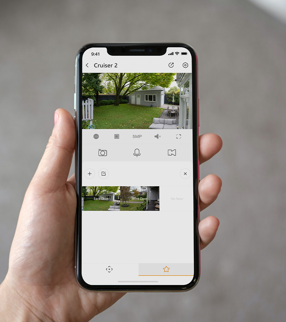 Lưu điểm yêu thích trên app Imou Life