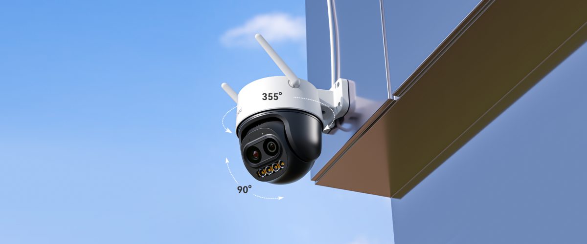 Cruiser Z xoay ngang 355 độ, dọc 90 độ dưới mái hiên