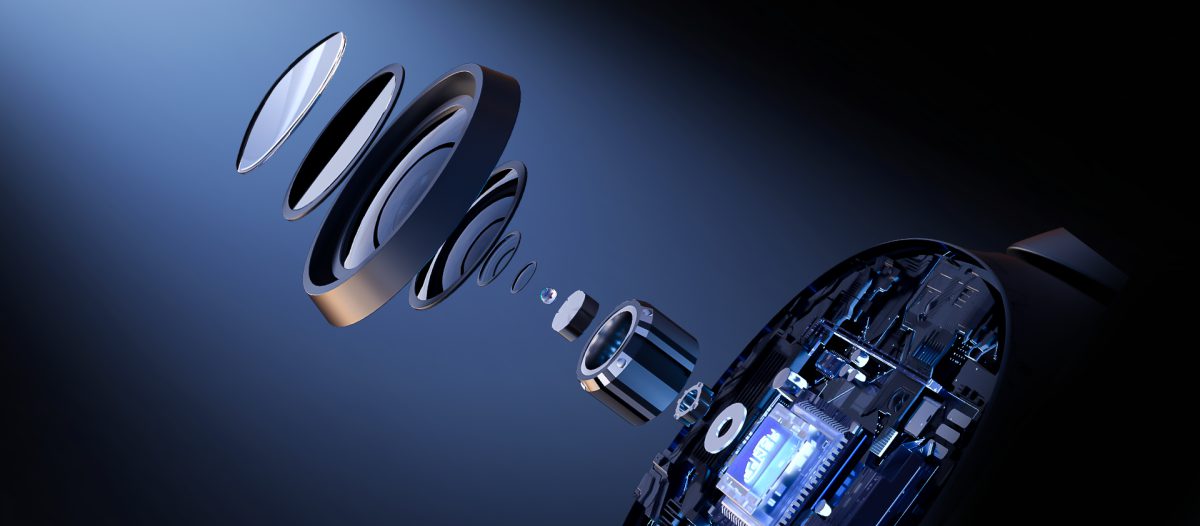 Cụm ống kính và chip xử lý AI IMOU SENSE
